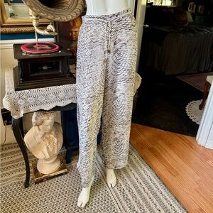 Mayrah swimsuit cover up wide leg pant.